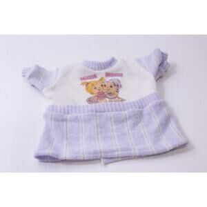 Cabbage Patch Kids, Hugga Bunch, Doll Clothing, White Purple, ~ 250929-WH 762